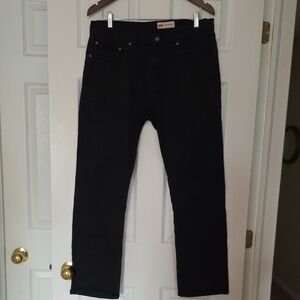 Wrangler Men’s Slim Straight Black Jeans